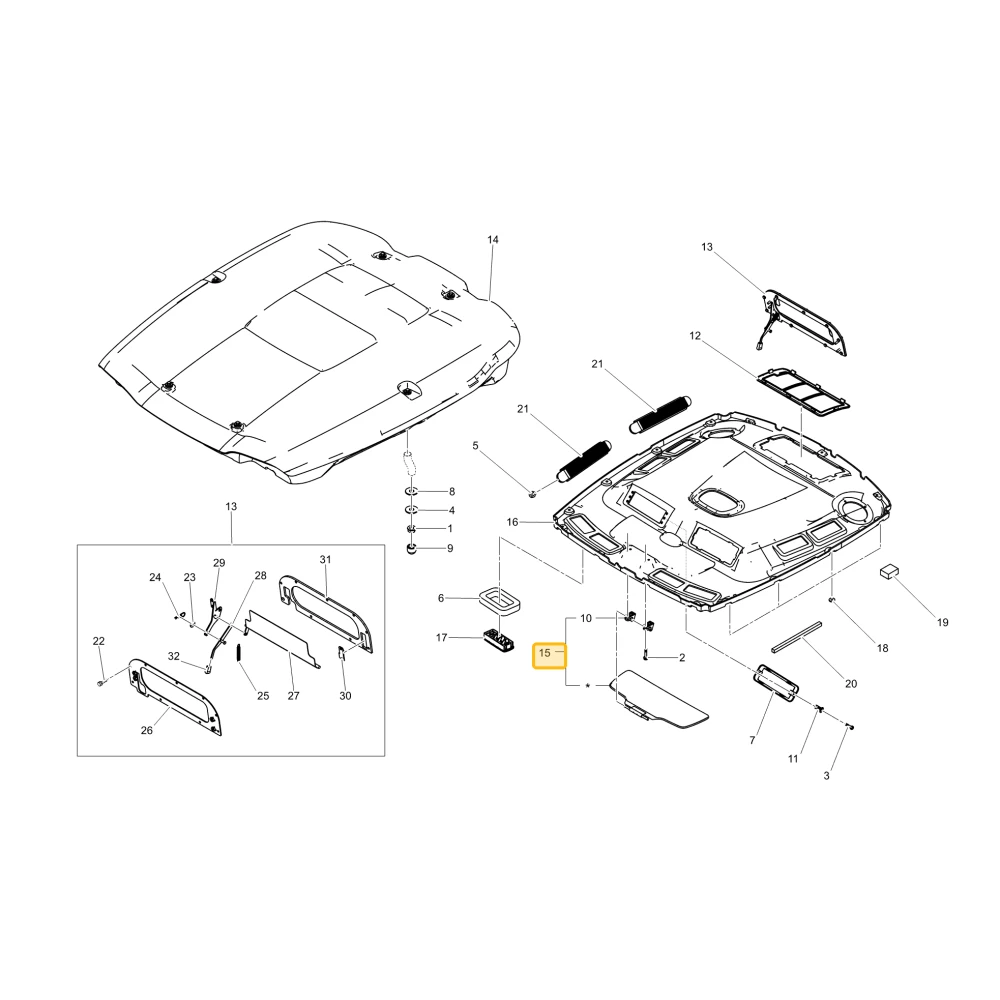 SUNVISOR KIOTI TC26-0591A