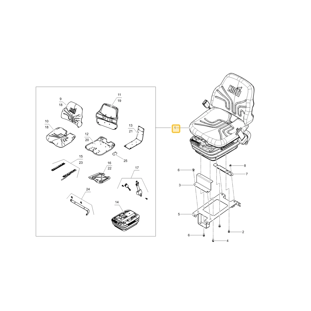 Fotel KIOTI TC26-1718A