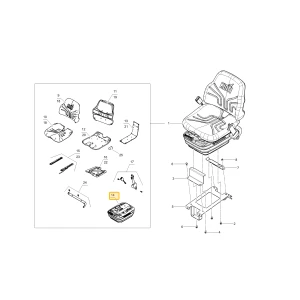 Zawieszenie fotela CPL MSG283 KIOTI TC26-1778A
