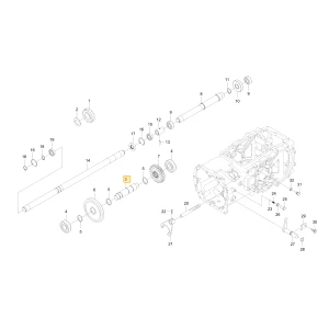 Wał 4WD 1 KIOTI TD22-0044A