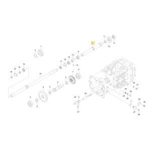Wał 4WD 2 KIOTI TD22-0045A