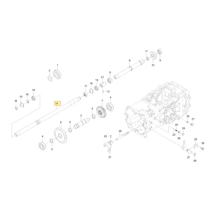Wał 4WD 3 KIOTI TD22-0046A