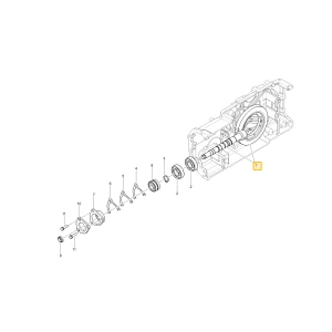 Koło zębate stożkowe spiralne KIOTI TD22-0057B