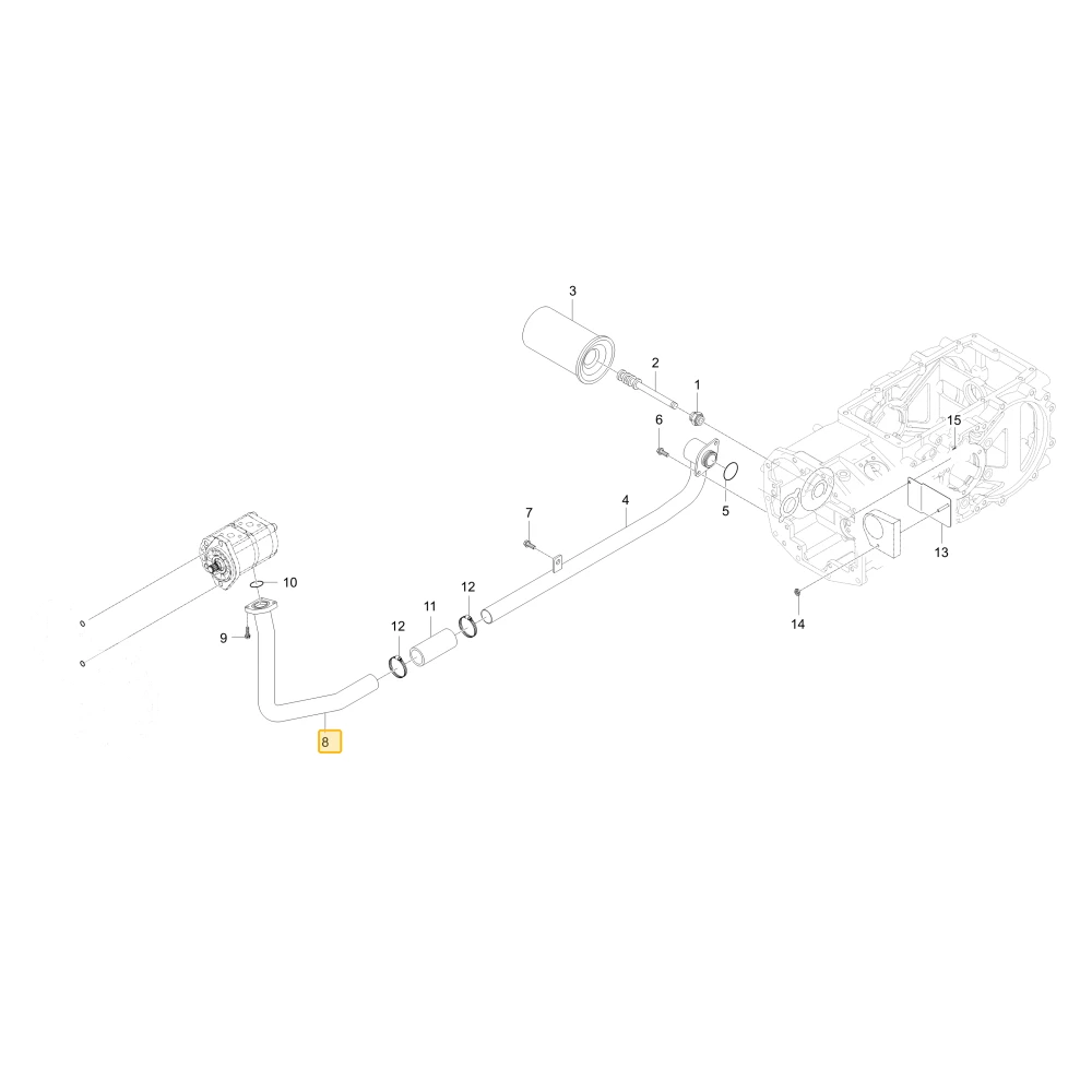 Rura ssąca 2 KIOTI TD24-0057A