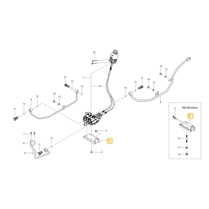 Wspornik zaworu joysticka KIOTI TD24-0063C