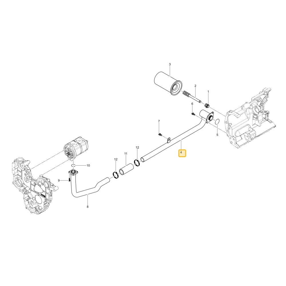 Rura ssąca 1 KIOTI TD24-0126A