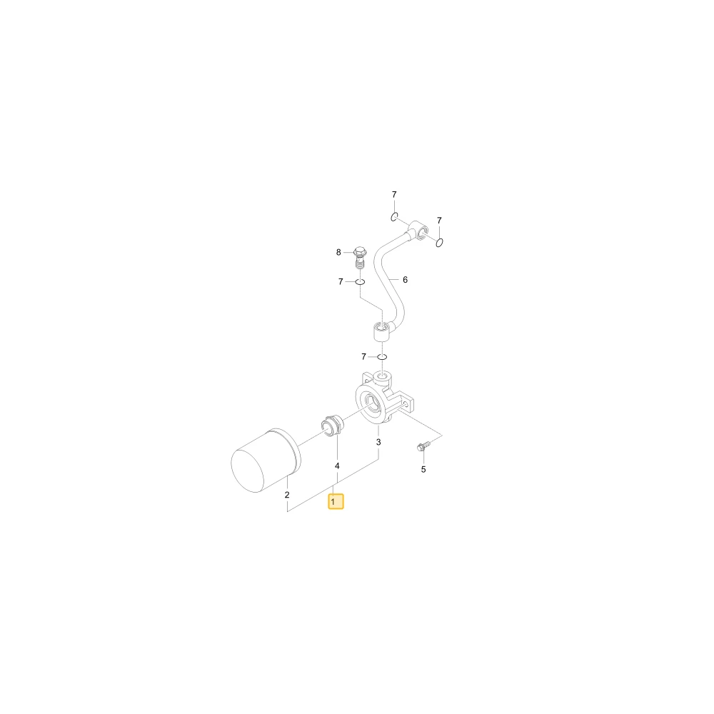 Filtr hydrauliczny HST KIOTI TD24-0274A