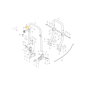 Lampa sygnalizacyjna kierunku KIOTI TD25-0052A