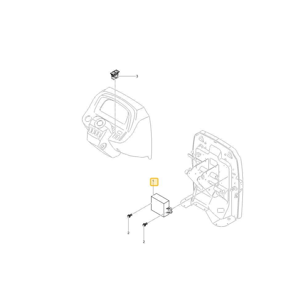 ASSY UNIT, SAFETY CONTROL-TD, S-PTO KIOTI TD25-0123B
