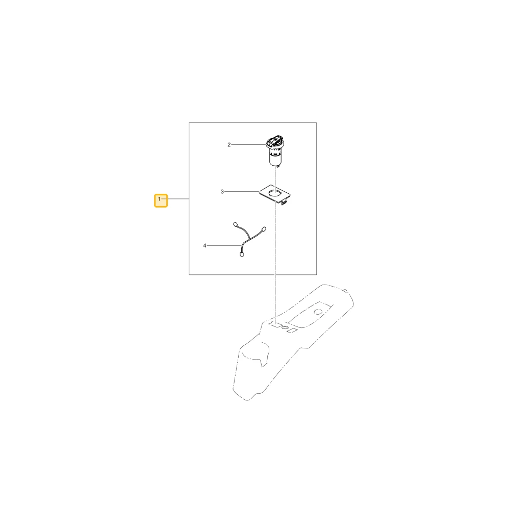 USB CHARGE PORT KIT for HST, HST Cab model KIOTI TD25-F0016A