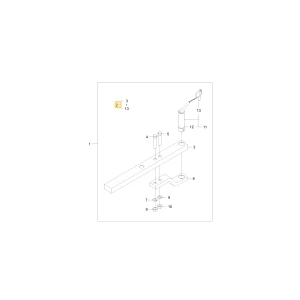 Belka zaczepowa KIOTI TD26-0152A