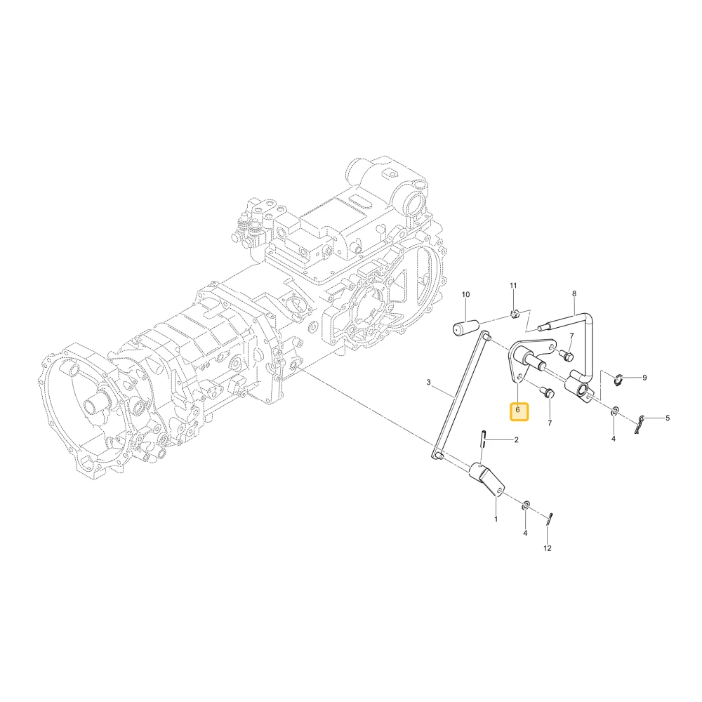 Wspornik 4WD KIOTI TD26-0539A