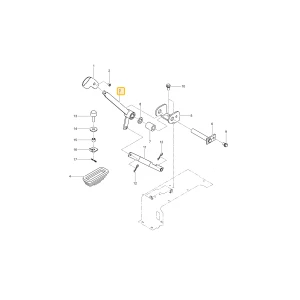Dźwignia pozycji sterującej Us KIOTI TD26-0629A