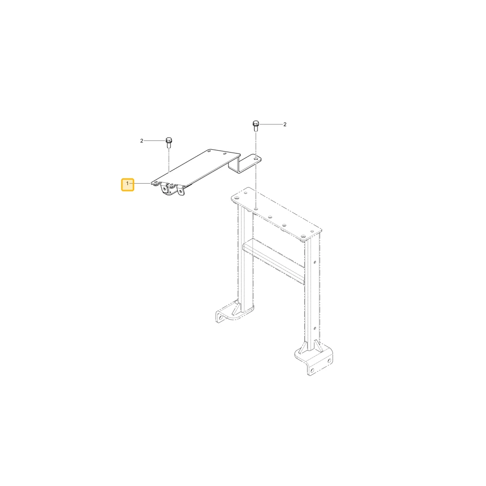 Uchwyt podpory maski ECU KIOTI TD26-0930A