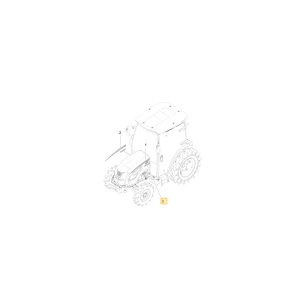 Naklejka modelu DK5020 KIOTI TD26-1164A