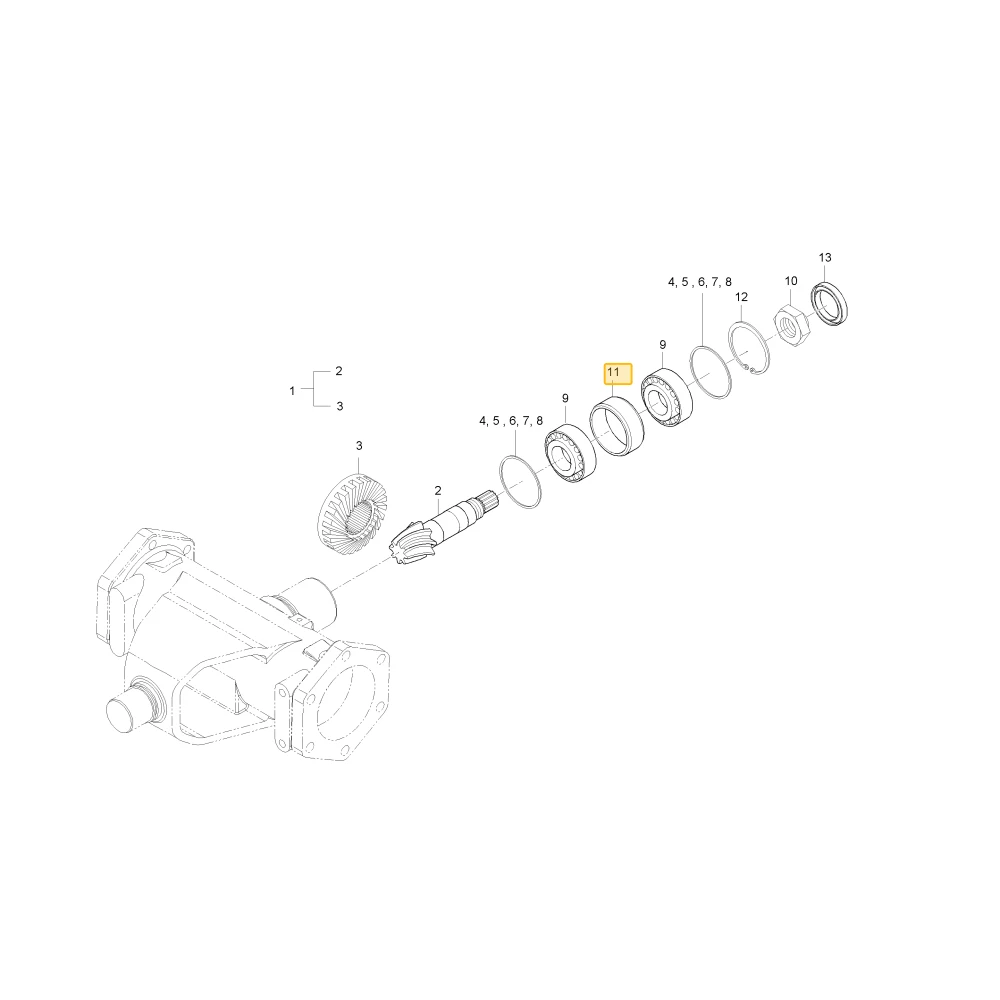 Dystans Cnh KIOTI TE13-0008A