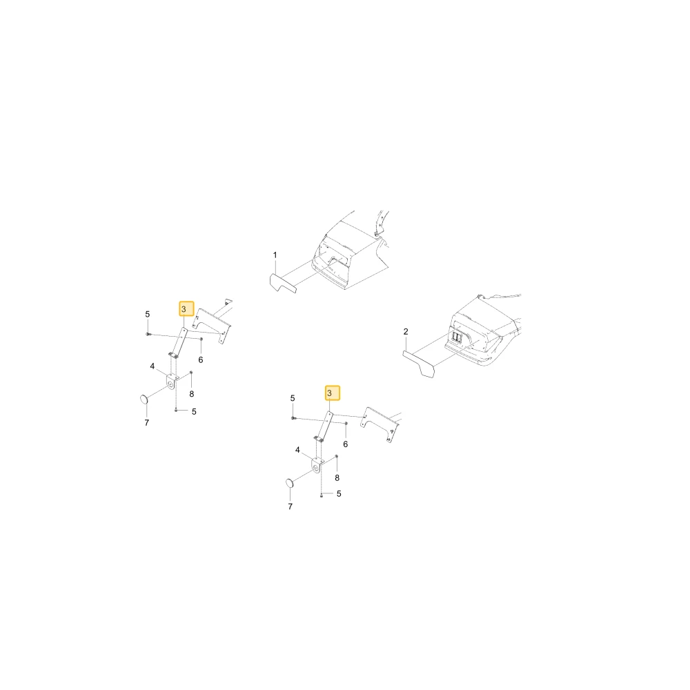 Wspornik Reflect KIOTI TE16-0107B