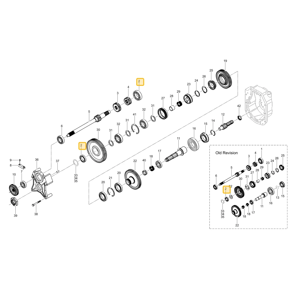 Łożysko kulkowe 6307R KIOTI TF12-0087A