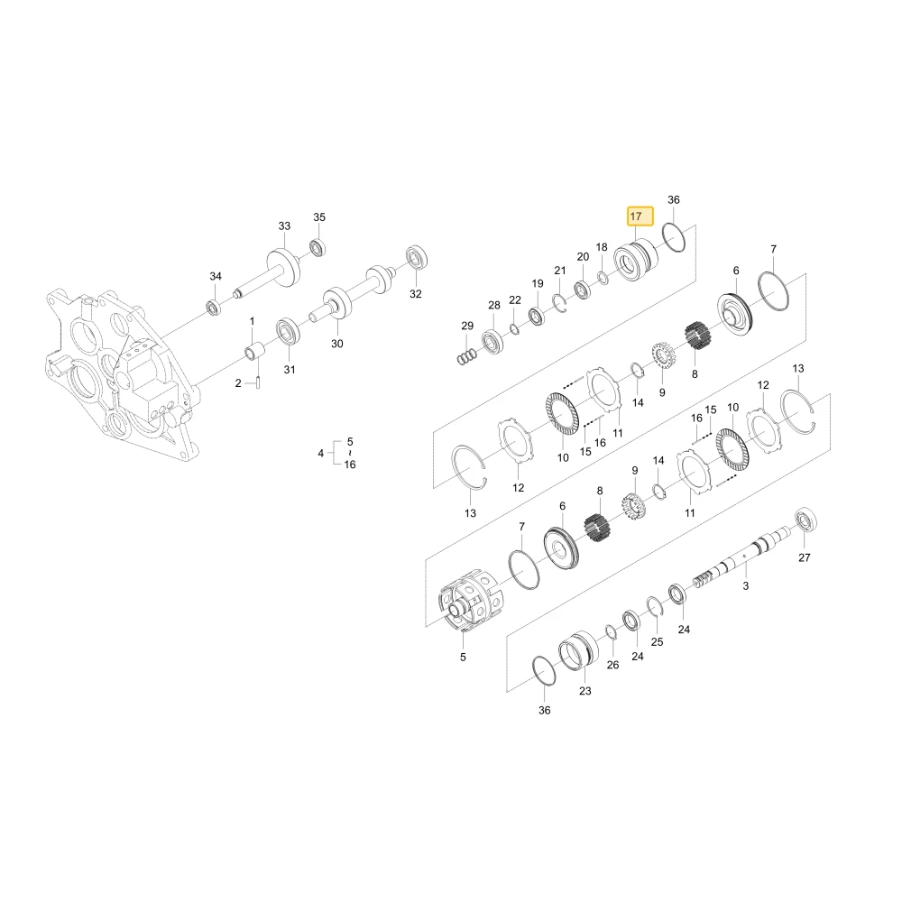 Koło zębate 28 KIOTI TF12-0091B