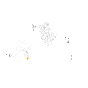 Lampa odblasku bocznego MARKER, KIOTI TF15-0195A