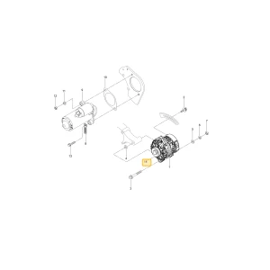 Alternator koła pasowego KIOTI TF15-0210A