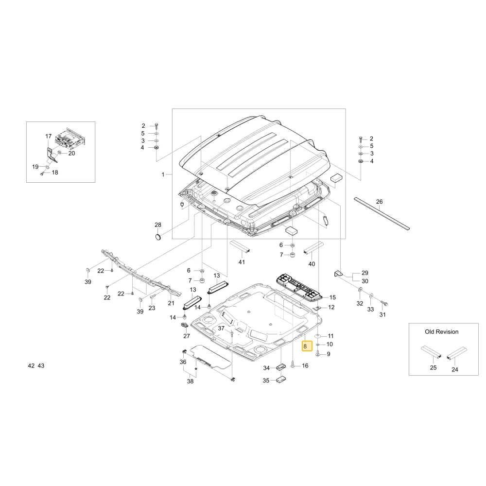 Ceiling KIOTI TF16-0836B