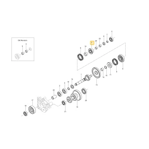 Koło zębate 14 KIOTI TF22-0312B