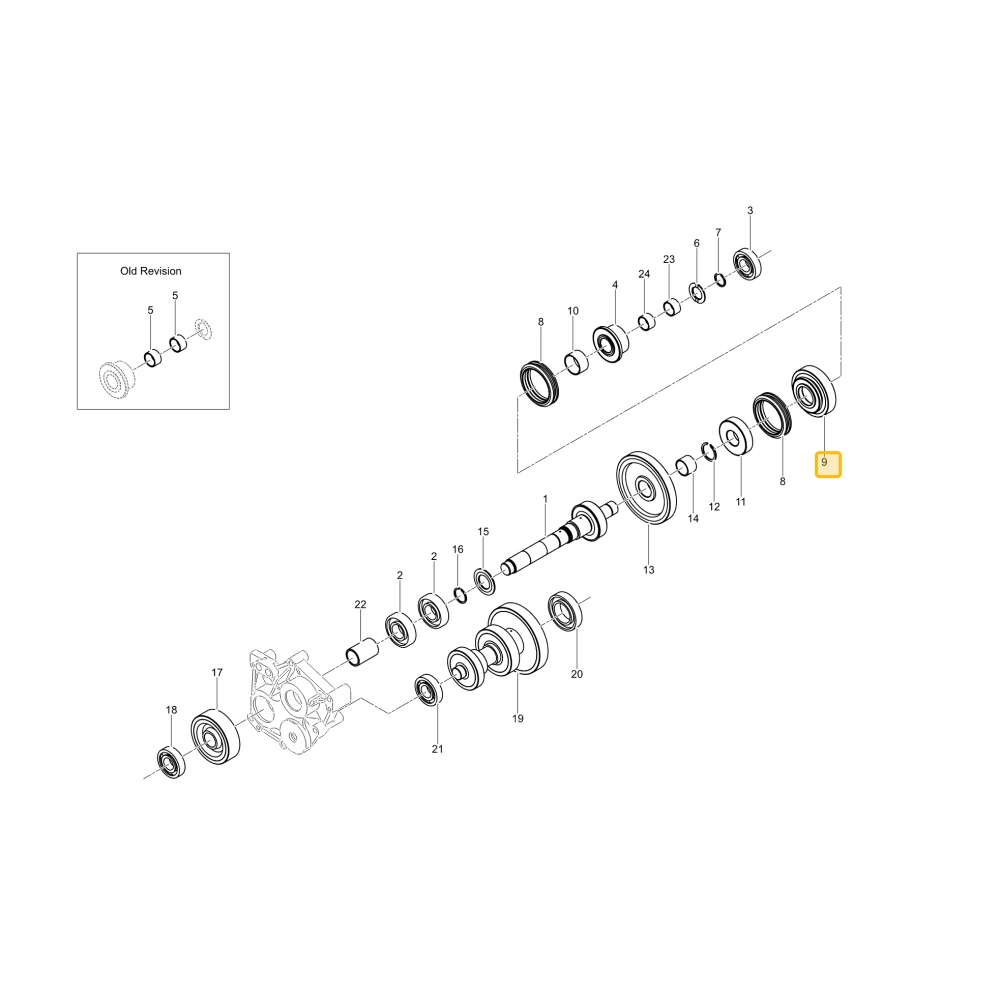 Koło zębate 27 KIOTI TF22-0313B