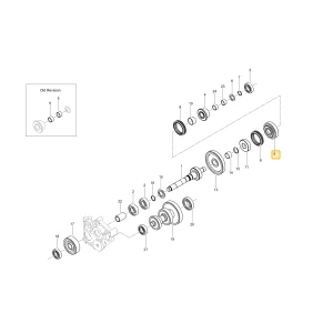 Koło zębate 27 KIOTI TF22-0313B