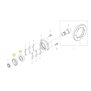 Łożysko stożkowe KIOTI TF22-0344A