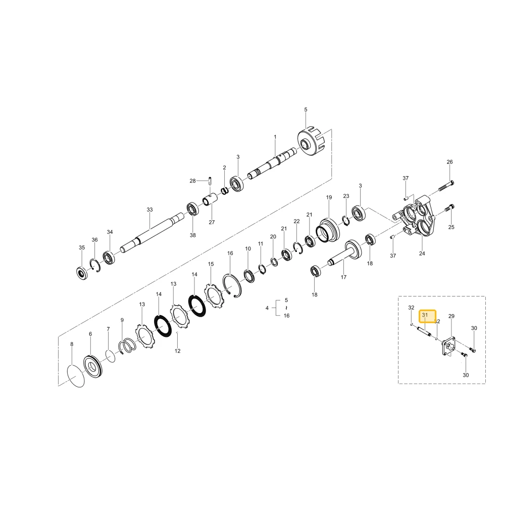 Rurka łącząca KIOTI TF22-0371A
