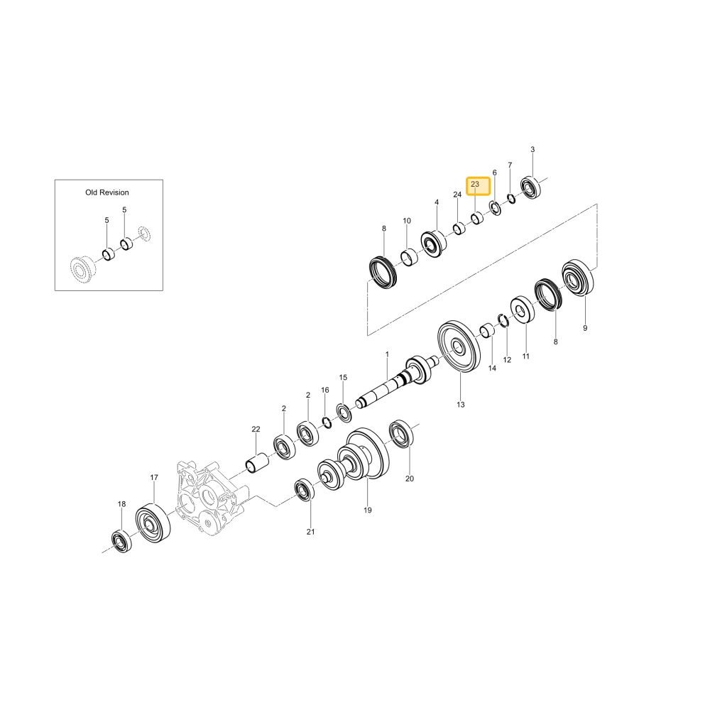 Łożysko igiełkowe KIOTI TF22-0541A