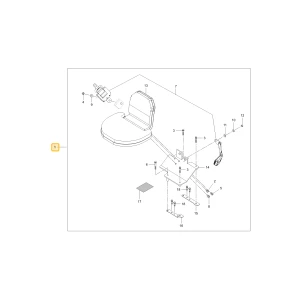 Fotel instruktora RX40 KIOTI TF26-F0003E