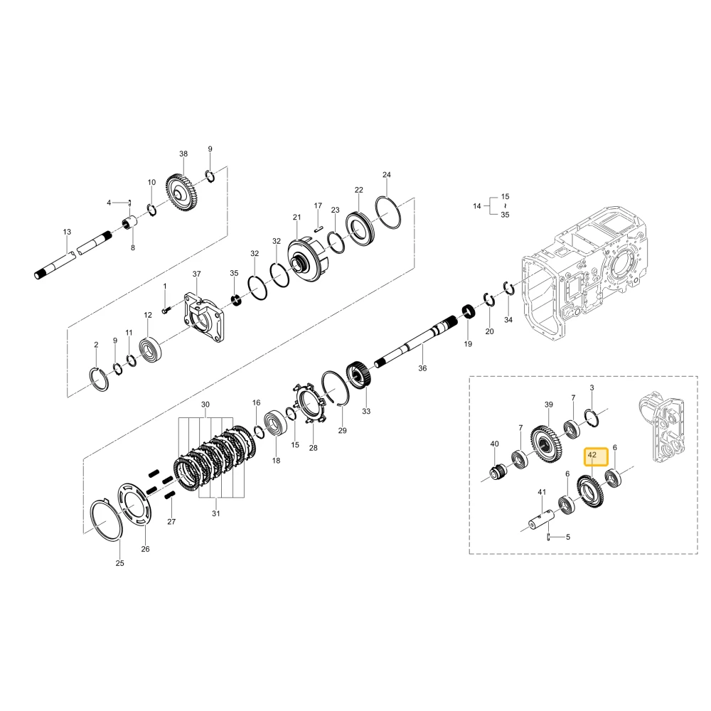 Koło zębate 49 KIOTI TG12-0029B