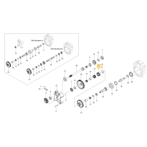 Mechanizm zmiany biegów WOM KIOTI TG12-0055A