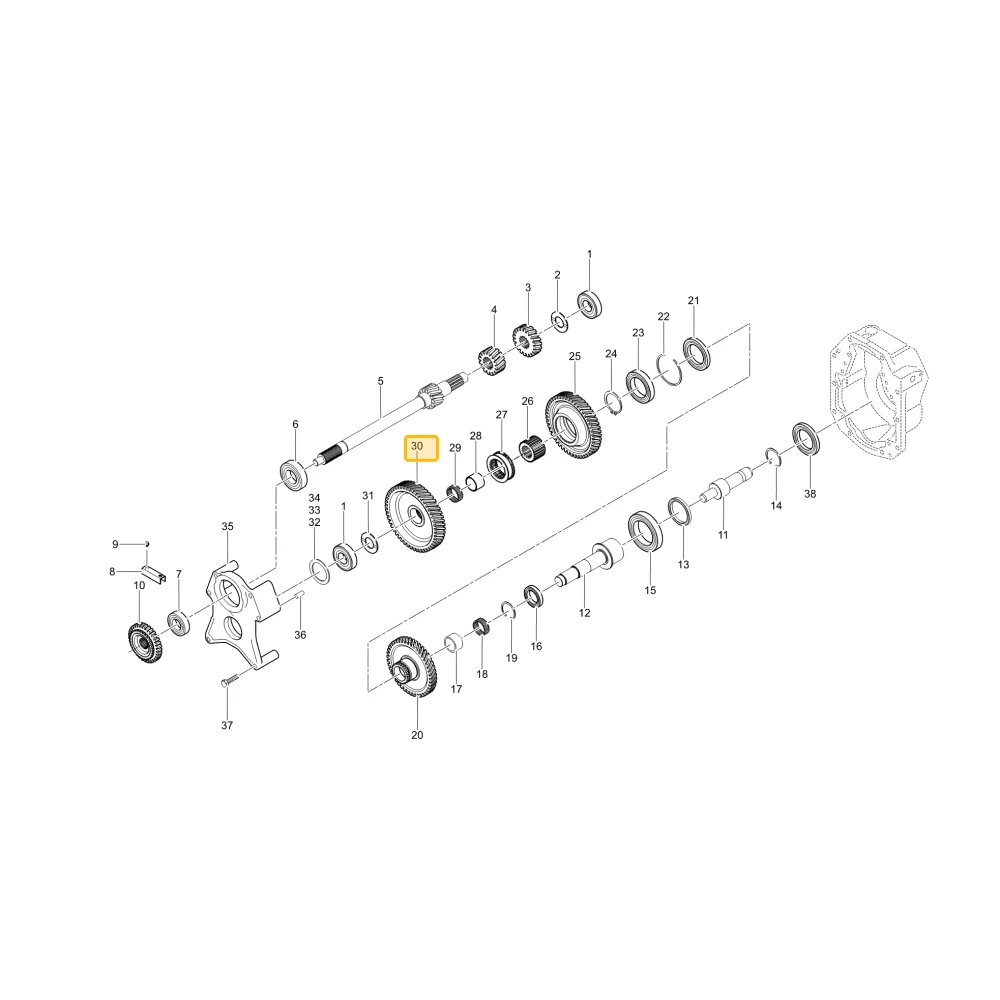 Koło zębate 47 KIOTI TG12-0153A