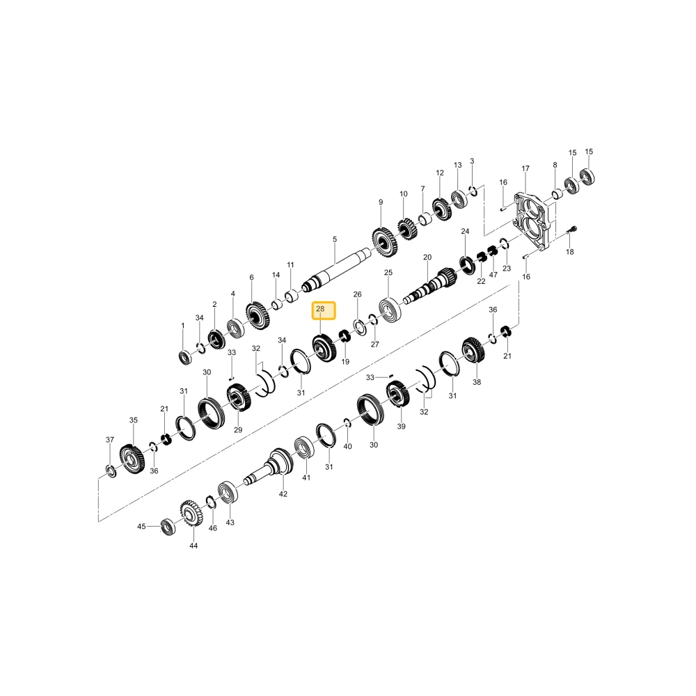 Koło zębate 35 KIOTI TG12-0221A