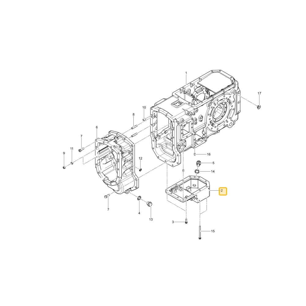 Pokrywa hamulca KIOTI TG12-0242B