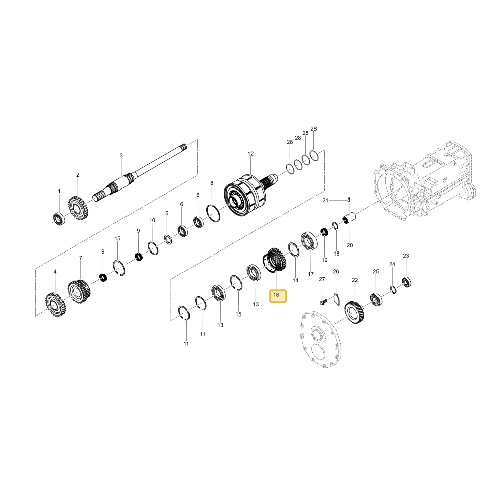 Koło zębate 29 KIOTI TG12-0303A