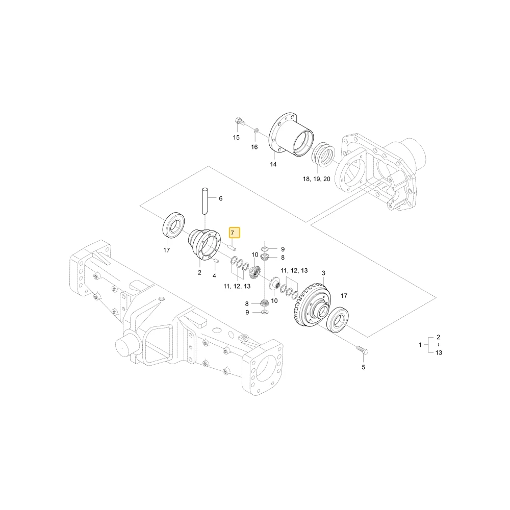 Sworzeń Dowel KIOTI TG13-0038A