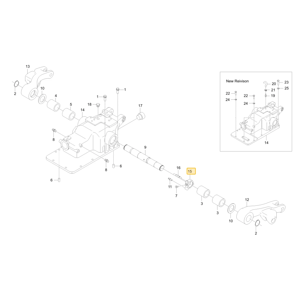 Ramię hydrauliczne KIOTI TG14-0015A