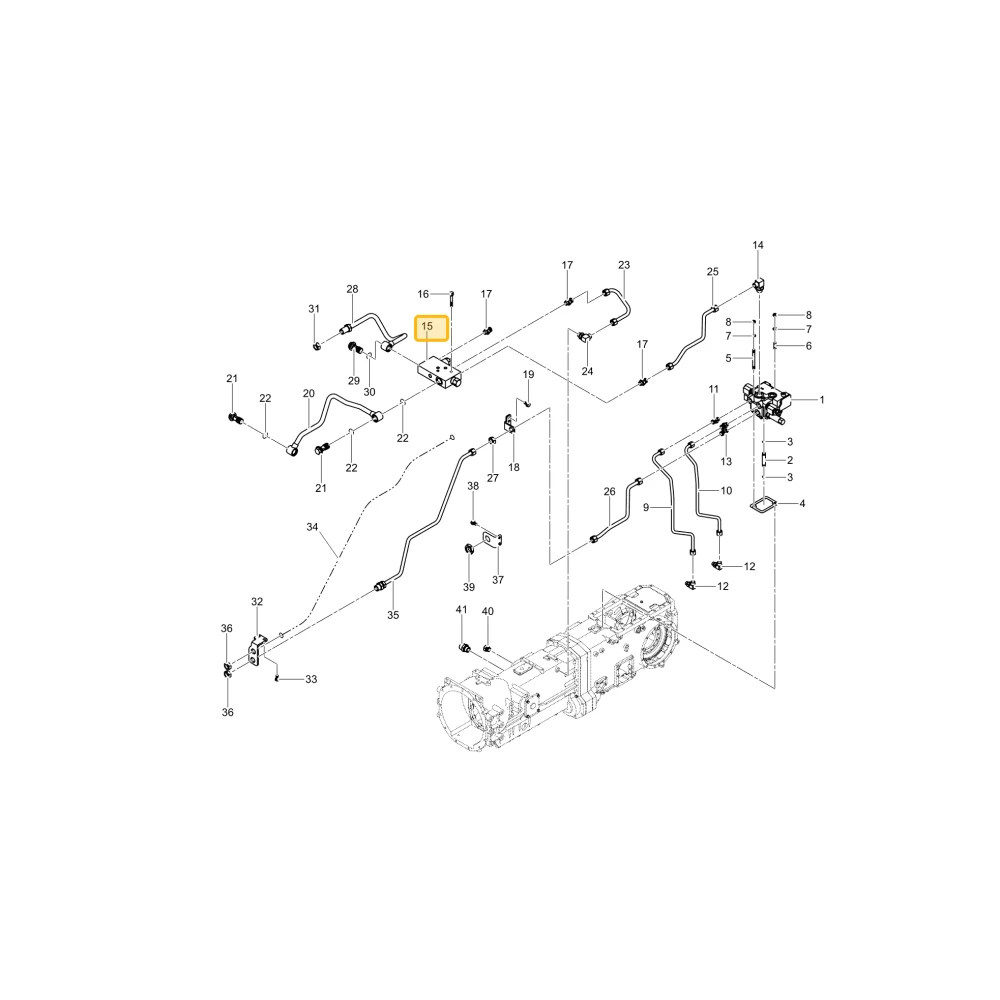 Zawór regulatora KIOTI TG14-0445B