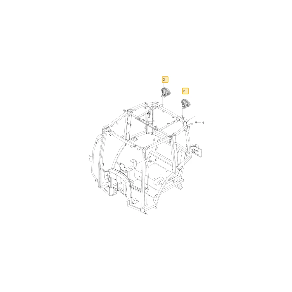Lampa robocza LED KIOTI TG15-0049A