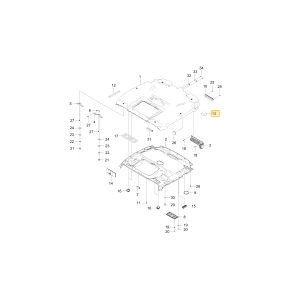 Uszczelka gumowa dachu KIOTI TG16-0126A
