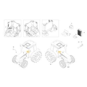 Naklejka modelu KIOTI TG16-0723A