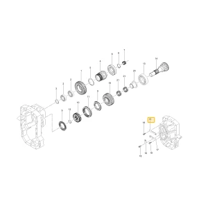 Uchwyt łożyska 1 KIOTI TG32-0067A