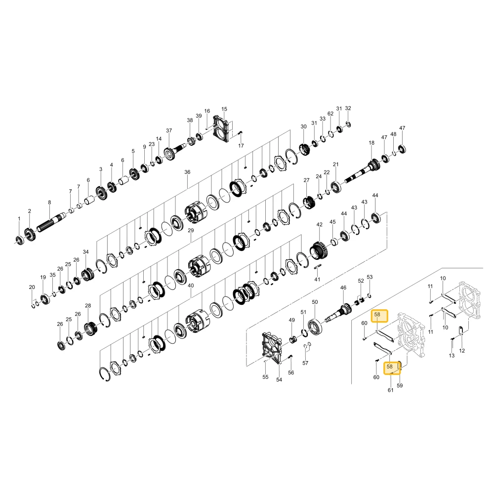 Uchwyt łożyska 3 KIOTI TG32-0069A