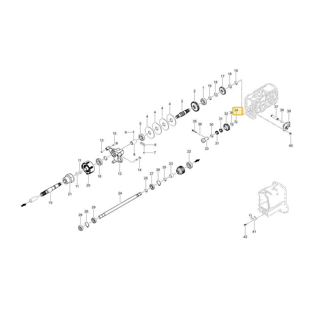 Dystans KIOTI TG32-0130A