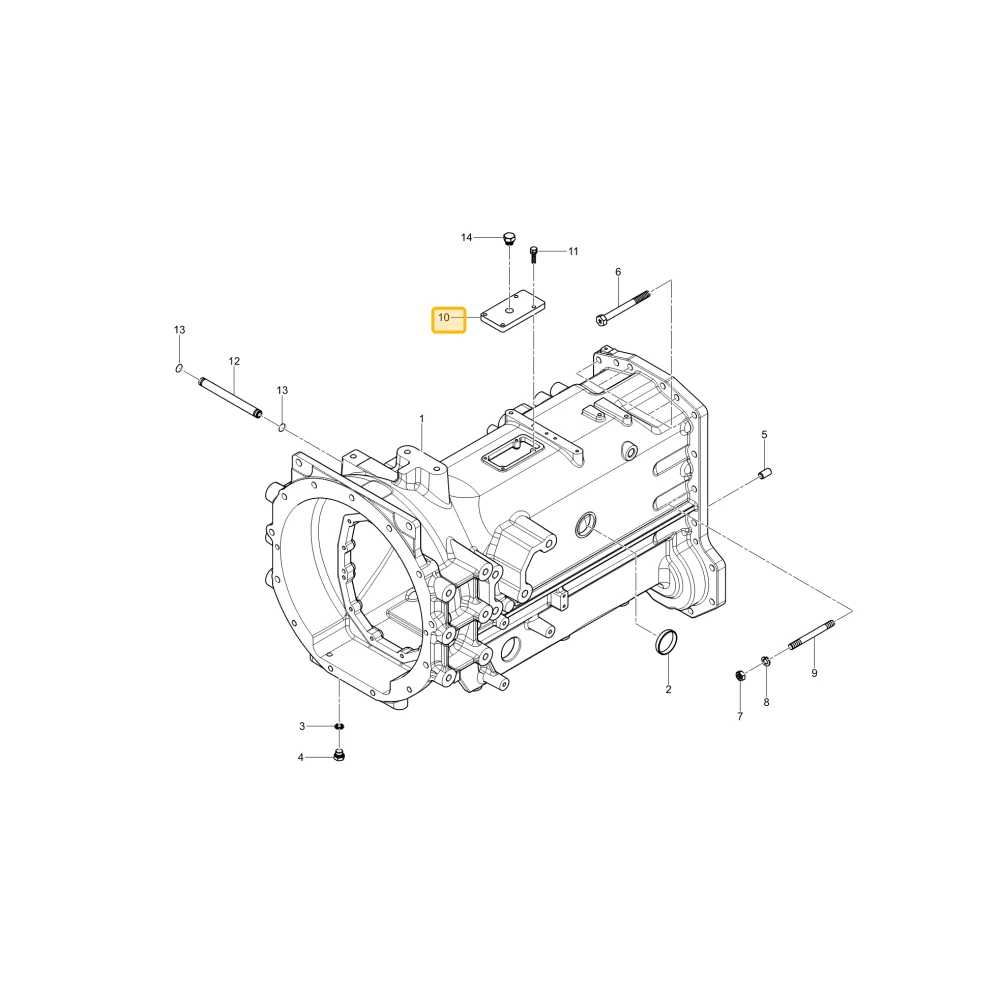 Pokrywa obudowy KIOTI TG32-0145A