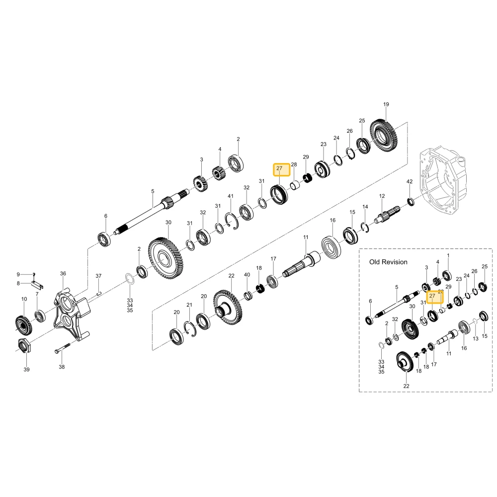 Mechanizm zmiany biegów WOM KIOTI TG32-0202A